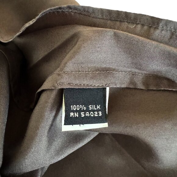 Banana Republic Silk Sleeveless Empire Waist Gray Tank Top NWT - Picture 6 of 6